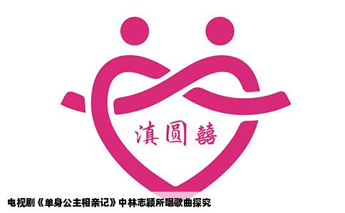 電視劇《單身公主相親記》中林志穎所唱歌曲探究