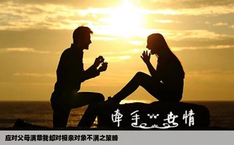 應(yīng)對父母滿意我卻對相親對象不滿之策略